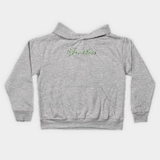 Fearless - Light Green Kids Hoodie